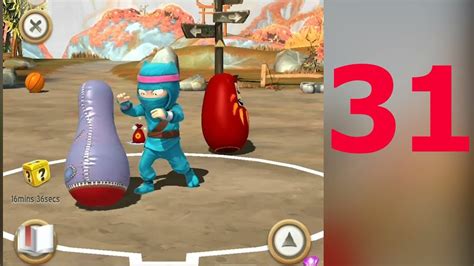 Clumsy Ninja Gameplay Walkthrough Part 31 Level 33 34 Buddyfun