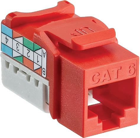 Buy Leviton Cat 6 Connector Jack Orange