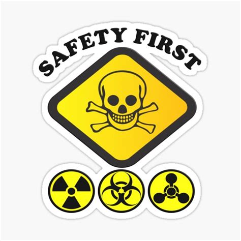 Cbrn Safety First Sticker For Sale By Randm28 Redbubble