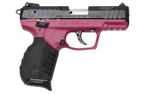 Buy Ruger Sr22 22lr Rimfire Pistol With Raspberry Grip Frame For Sale