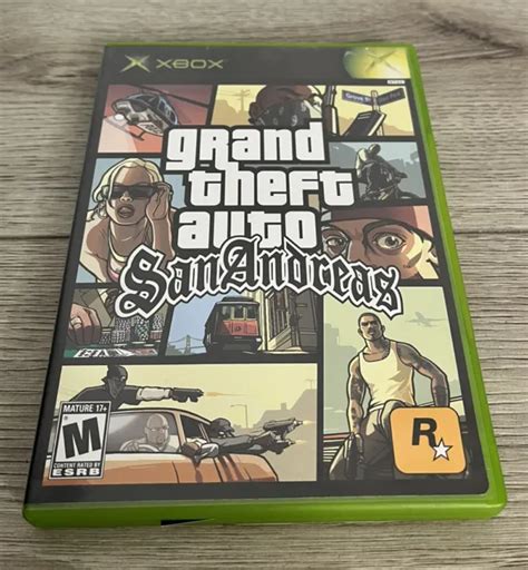 Grand Theft Auto San Andreas M Version Microsoft Xbox 2005 Cib W