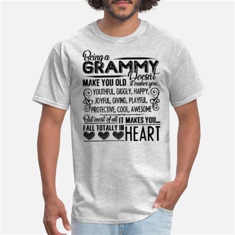 Grammy Shirt Being A Grammy Heart T Shirt Mens T Shirt Spreadshirt