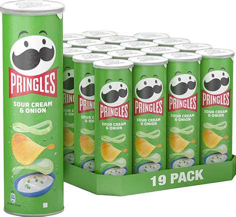 Pringles Sour Cream And Onion 19 X 165 Gr