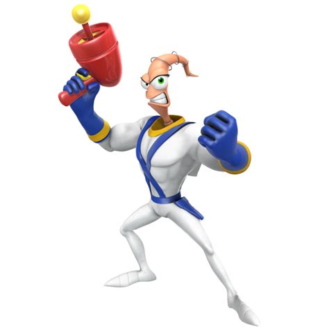 Earthworm Jim Render By Nibroc Rock Earthworm Jim Earthworms The Game Is Over