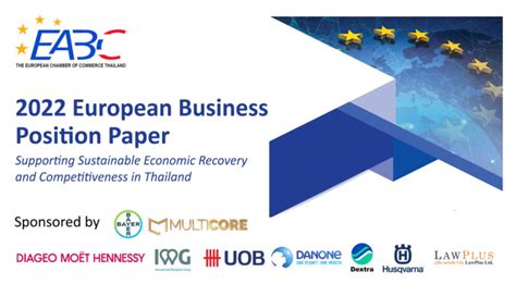 2022 European Business Position Paper Eabc Thailand