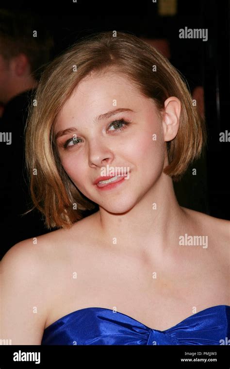 Chloe Moretz At The Premiere Of Screen Gems Let Me In Arrivals Held At The Bruin Theatre In