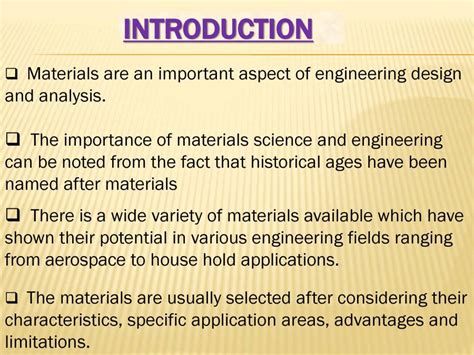 Classification Of Engineering Materials Part 1 Powerpoint Slides
