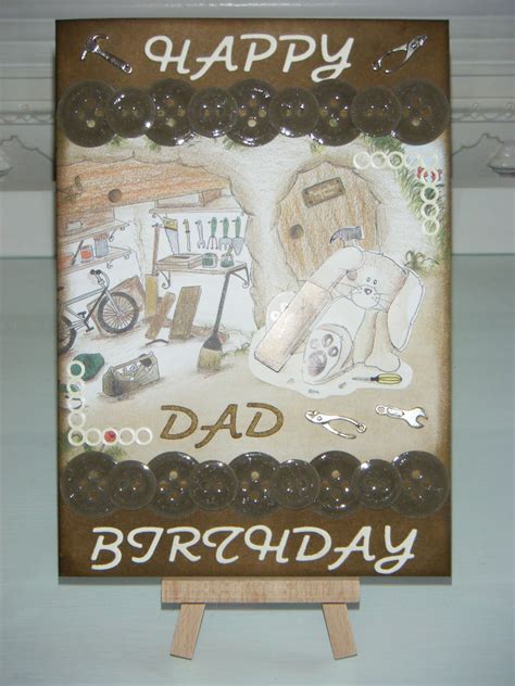 Leia Legweaks Handmade Crafts Diy Dad Birthday Card