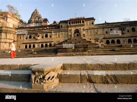 Maheshwar Ghat Temple Fort And Palace On The Bank Of River Narmada