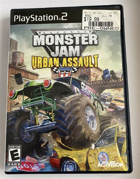 Monster Jam Urban Assault Ps2 Playstation 2 Very Good With Booklet