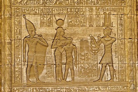 Temple Of Hathor Dendera Ancient Egypt Egypt Hieroglyphics