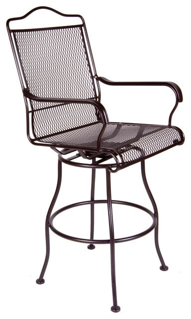 Heartland Swivel Bar Stool With Arms Eclectic Outdoor Bar Stools