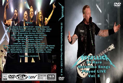 Join the fan club to become the fifth member of meta. Metallica 10 Rare Metallica Songs Played Live Vol. 5 DVD ...