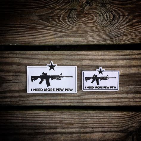 More Pew Pew Sticker And Patch Bundle