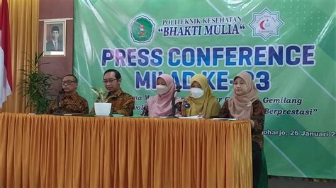 Poltekkes Bhakti Mulia Sukoharjo Gelar Press Conference Jelang Milad Ke