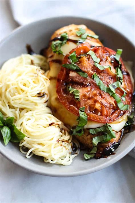 Whether you grill, roast or fry your chicken, these nearly effortless sides—from standbys like homemade mashed potatoes and roasted asparagus to creative new takes like cheesy zucchini bake and dilled cucumber and tomato salad—will make mealtime way more tasty. Baked Chicken Caprese | The Culinary Compass