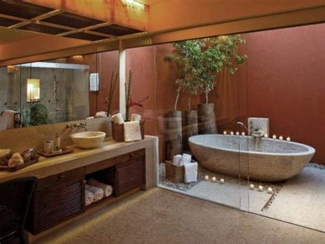 A bathroom or washroom is a room, typically in a home or other residential building, that contains either a bathtub or a shower (or both). rustic-outdoor-bathroom-white-wooden-buit-in-hidden-door ...