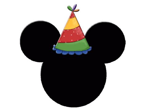 Oh My Fiesta In English Mickey And Minnie Heads With Party Hats