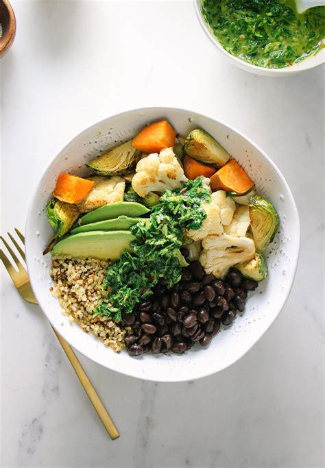 Build your own nourish bowl. CHIMICHURRI NOURISH BOWL - THE SIMPLE VEGANISTA