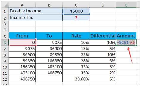 Formidable Computation Of Income Tax Format In Excel For Individuals