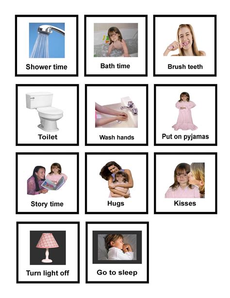 Visual Charts For Autistic Children Image To U