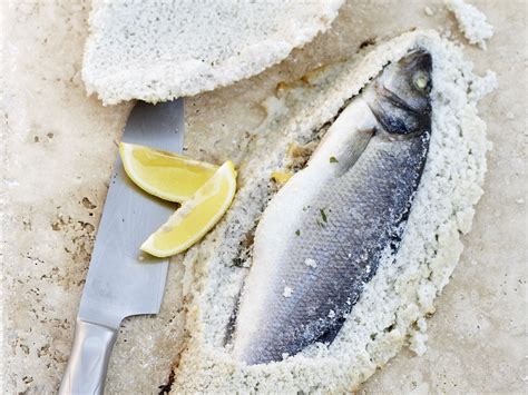 Sea Bass In Salt Crust Recipe Eat Smarter Usa