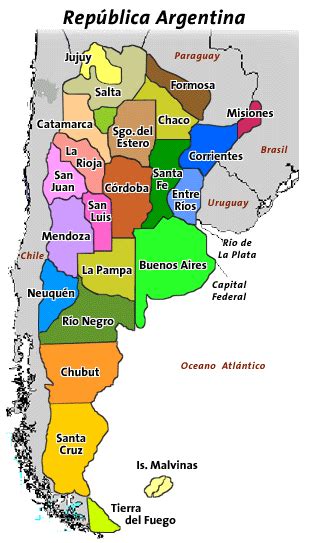 ¿sabrías ubicar en el mapa todas las provincias de argentina ? Provincias y Capitales de la Argentina - Turismo - Taringa!