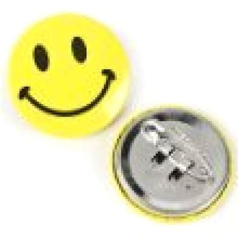 Pins Smiley Fun Express Mini Metal Smile Face Button 1 Pack Of 48