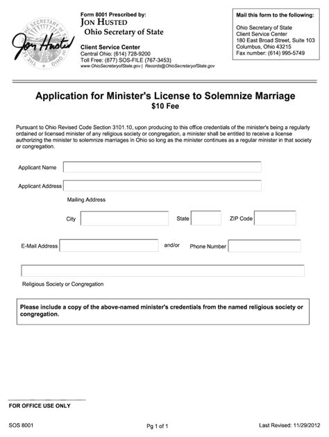 Marriage License Ohio Fill Out And Sign Online Dochub
