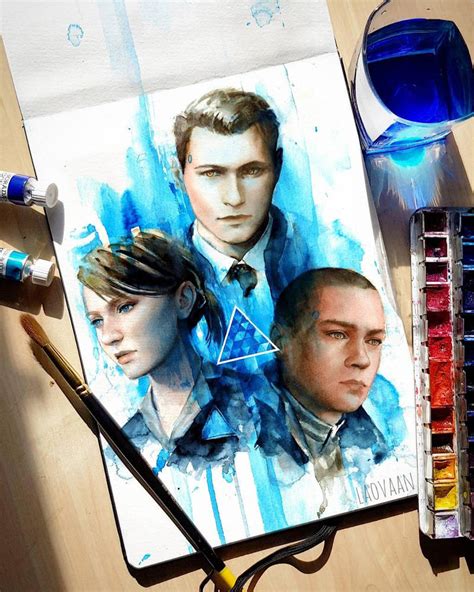 Detroit Become Human Connor Kara And Markus By Laovaan On Deviantart