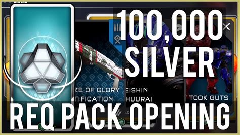 100000 Silver Req Pack Opening Xbox One Halo 5 Guardians Youtube