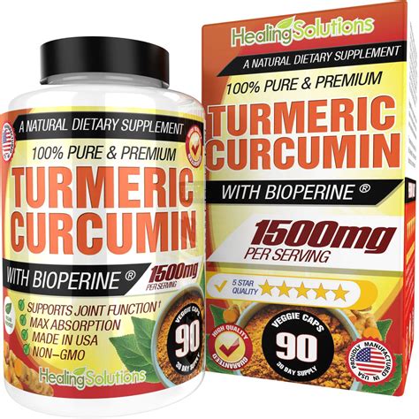 Buy Turmeric Curcumin With Bioperine Mg S Maximum Potency