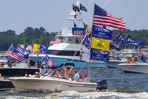 Photos Boat Parade In Support Of Trump Packs Charleston Harbor Photo