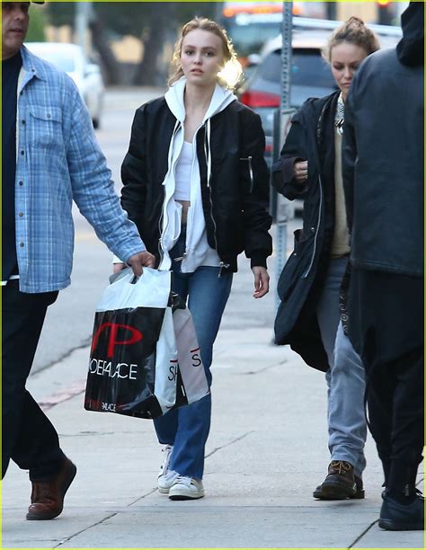 Photo Lily Rose Depp Shops With Mom Photo Just Jared