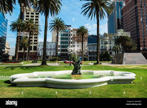 Plaza Independencia Is Most Important Square In Montevideo It Divides