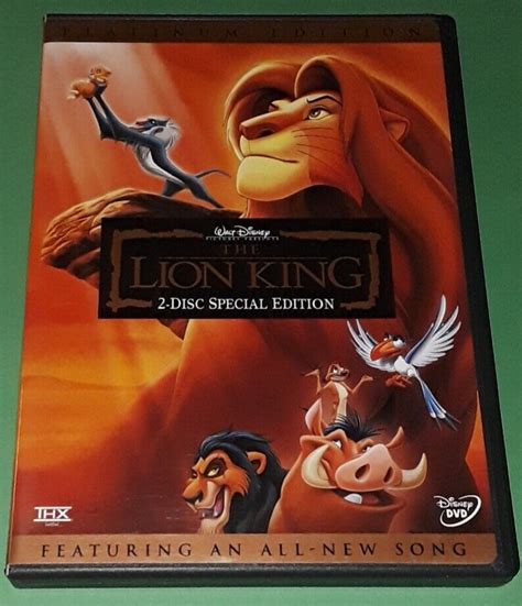 THE LION KING DVD DISNEY Classic Disc Set Platinum Animation Drama EBay