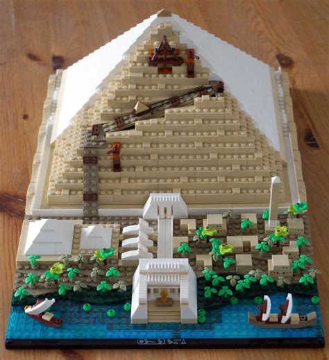 Build A Complete Lego Great Pyramid Of Giza With One Set