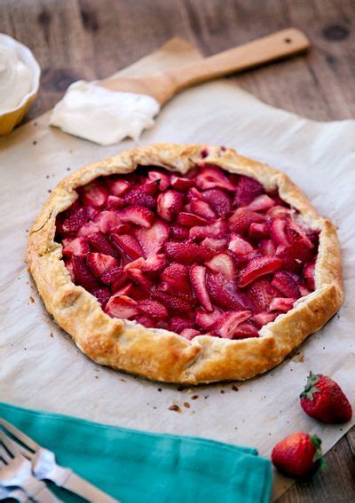 Fruit Strawberries Dessert Galette Are So Simple To Make And Is Very