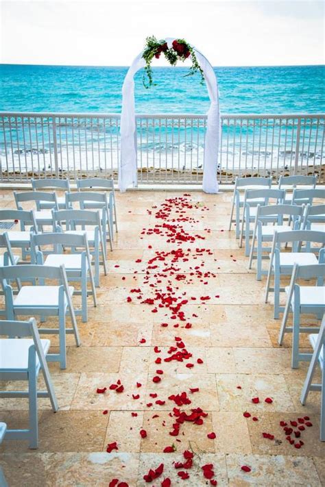 These beach wedding locations are perfectly paired with one of our expertly crafted maui beach wedding packages. Marco Polo Beach Resort - Miami Weddings