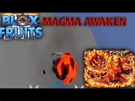 Raid Magma Showcase Magma Awaken Blox Fruits YouTube