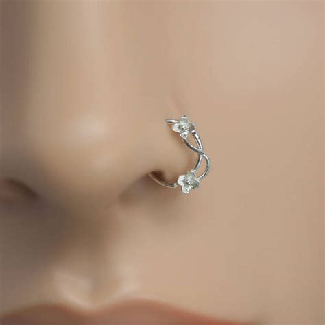 Nose Ring Nose Hoop Nose Piercing Helix Earring Tragus Etsy