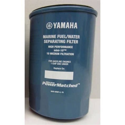 Yamaha Outboard Oem Mini Fuelwater Separating Filter Element Mar