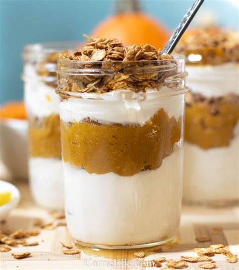 21 Day Fix Pumpkin Pie Yogurt Parfait With Maple Oats Recipe