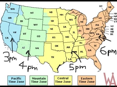 Us Map Time Zones Time Zone Map Usa Printable With State Names Ruby