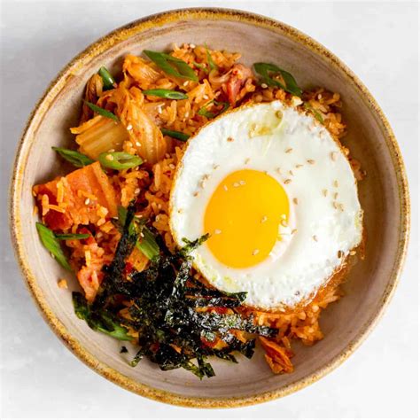 Kimchi Fried Rice With Cheese