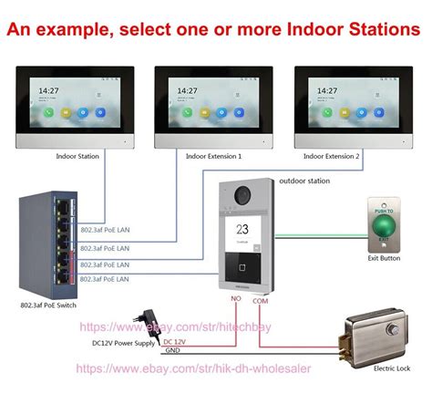 Hikvision Ds Kv Wme C Villa Door Station Doorbell Video Intercom Poe Wifi Ebay