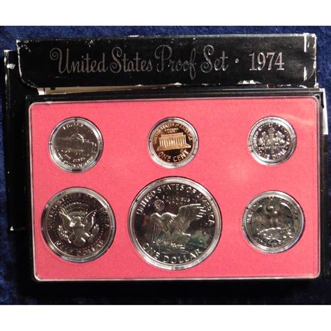 1974 S Us Proof Set Complete With Eisenhower Dollar Original As Issued