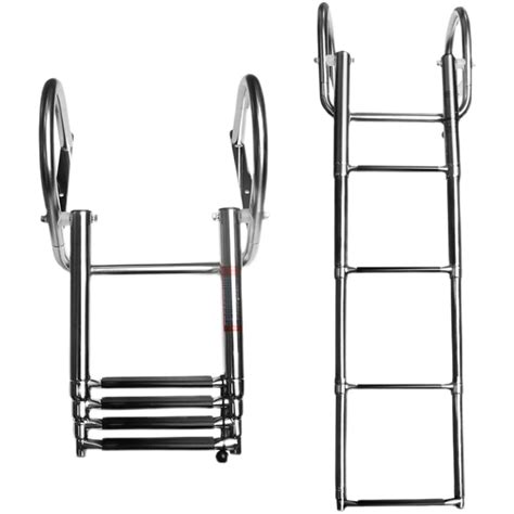 Buy Dhxyzm Boat Ladders 4 Step Inboard Boat Ladder Stainless Steel