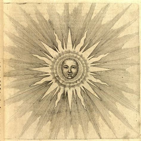 Renaissance Sun Illustration Ancient Mythology Ancient Wisdom Ancient