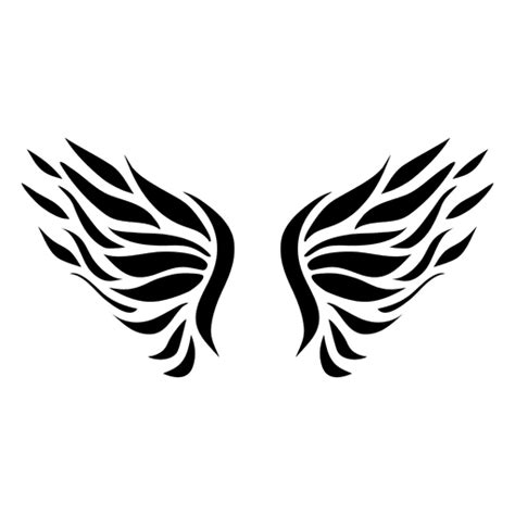 open wing logo feathers  transparent png svg vector file